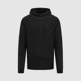 Mercedes kapucnis pulóver, polka dot, fekete - FansBRANDS® - HU