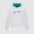 Mercedes kapucnis pulóver, túlméretes, női, fehér - FansBRANDS®