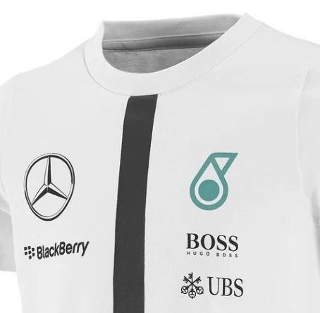 Mercedes Környakú Gyerek Póló, 2015 - csapat - FansBRANDS® - HU