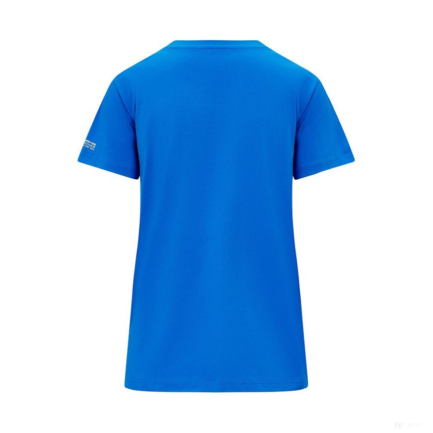 Mercedes környakú póló, George Russell logó, kék - FansBRANDS® - HU