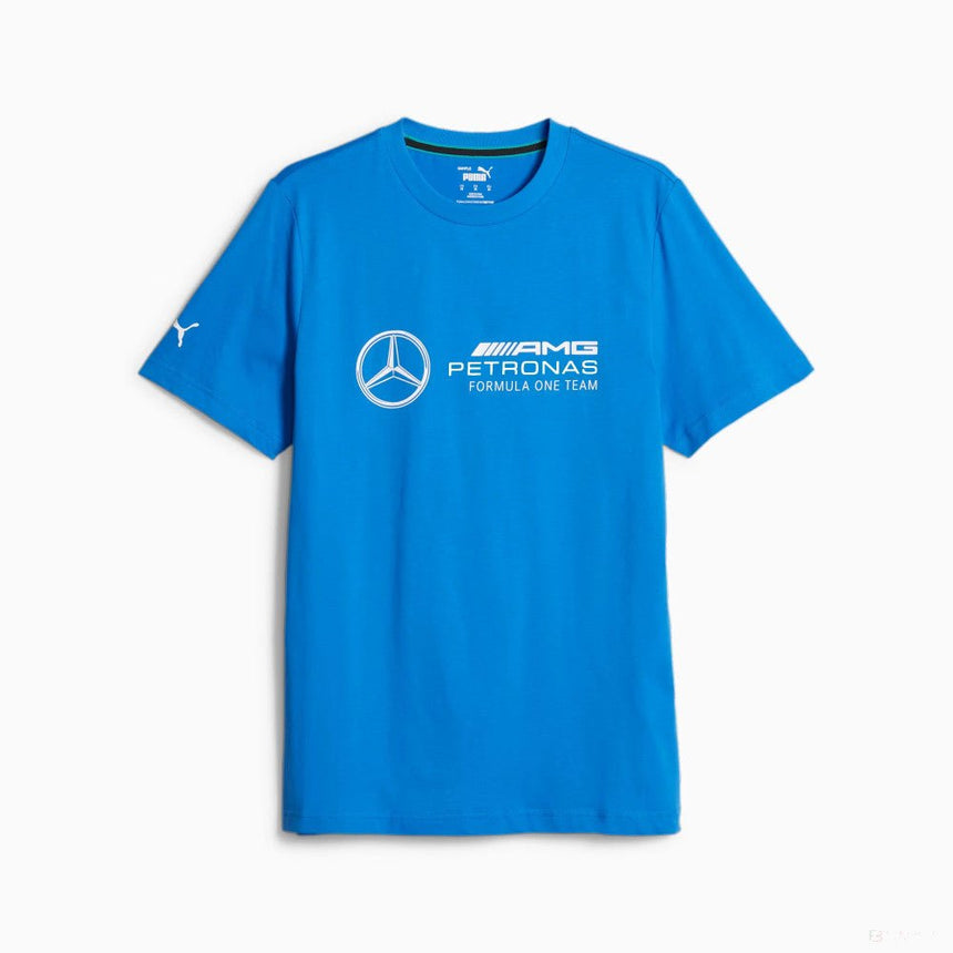 Mercedes környakú póló, logó, ESS, kék - FansBRANDS®