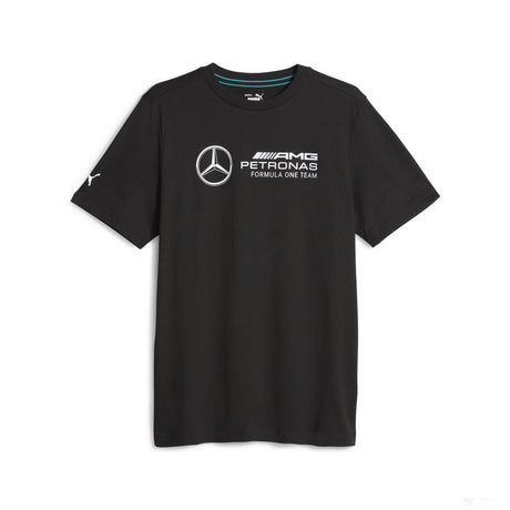 Mercedes környakú póló, logó, fekete - FansBRANDS® - HU