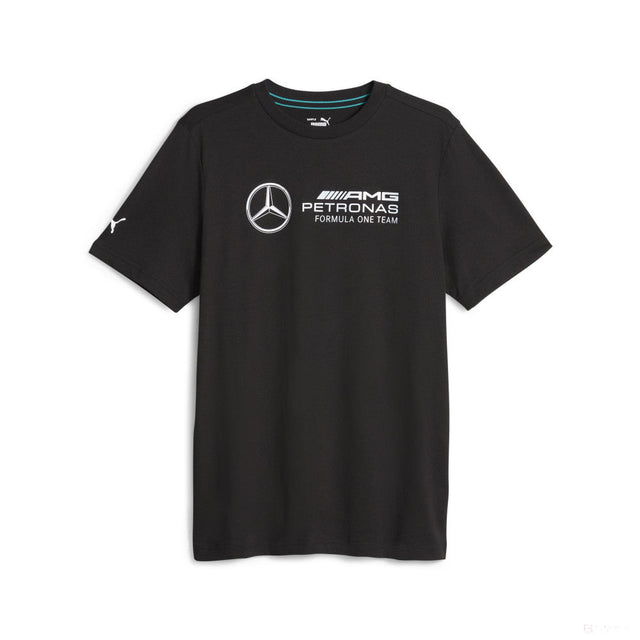 Mercedes környakú póló, logó, fekete - FansBRANDS® - HU