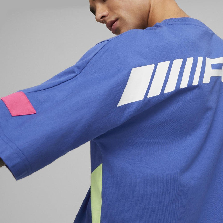 Mercedes környakú póló, Puma, AMG, zafír - FansBRANDS® - HU