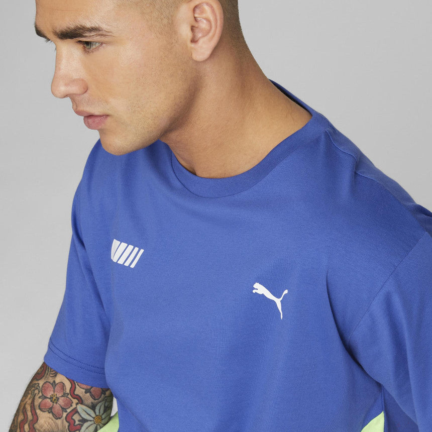 Mercedes környakú póló, Puma, AMG, zafír - FansBRANDS® - HU