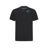 Mercedes Lewis Hamilton Póló, LEWIS 44, Fekete, 2022 - FansBRANDS® - HU