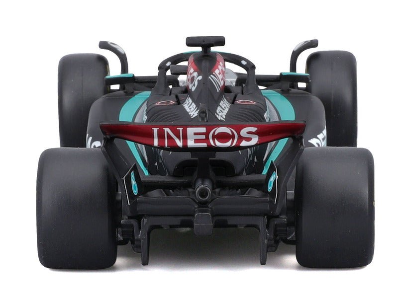Mercedes modellautó, bburago, George Russell, 63, 1:43, F1W15 - FansBRANDS®