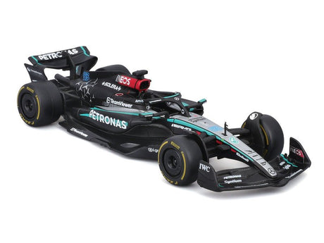 Mercedes modellautó, bburago, George Russell, 63, 1:43, F1W15 - FansBRANDS®