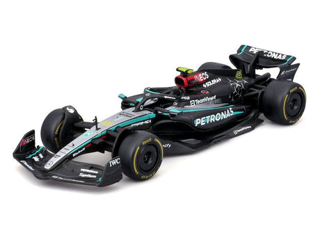 Mercedes modellautó, bburago, Lewis Hamilton, 44, 1:43, F1W15 - FansBRANDS® - HU