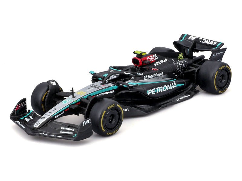 Mercedes modellautó, bburago, Lewis Hamilton, 44, 1:43, F1W15 - FansBRANDS® - HU