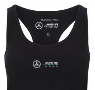 Mercedes női felső, logó, fekete, 2020 - FansBRANDS® - HU