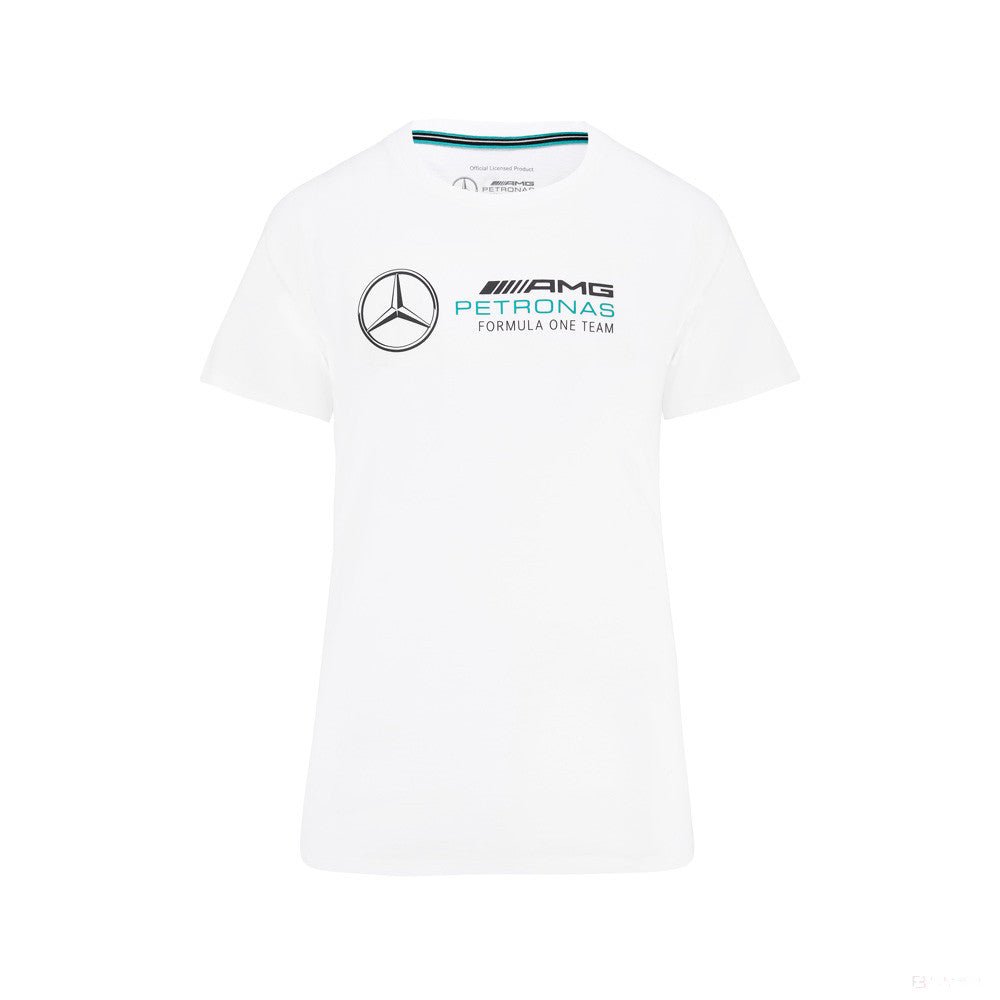 Mercedes Női Póló, Large Logo, Fehér, 2022 - FansBRANDS®