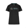 Mercedes Női Póló, Large Logo, Fekete, 2022 - FansBRANDS®