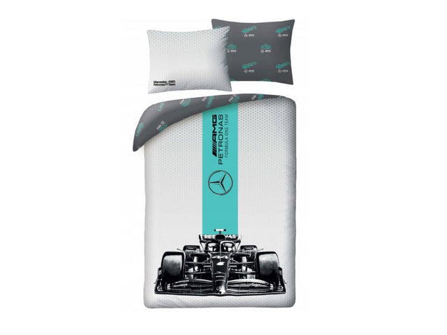 Mercedes, paplanhuzat garnitúra, F1 autó motívum, 140×200 cm - FansBRANDS® - HU