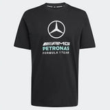 Mercedes póló, Dna, grafikai, adidas, fekete