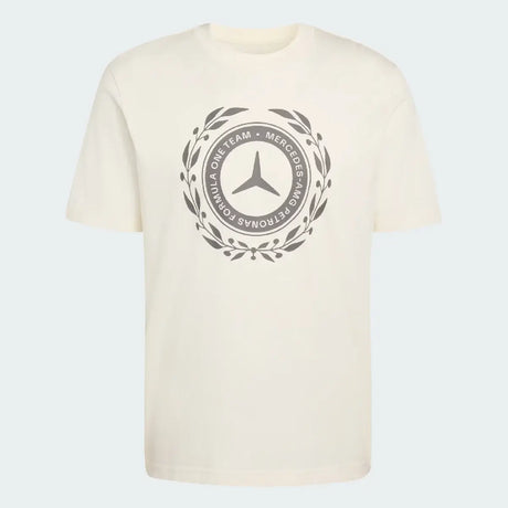 Mercedes póló, Silver Arrows, adidas, fehér, 2026