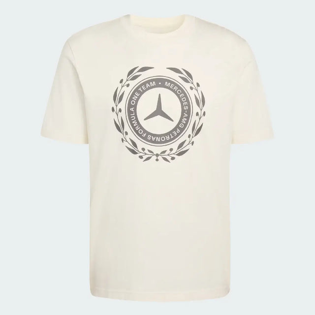 Mercedes póló, Silver Arrows, adidas, fehér, 2026