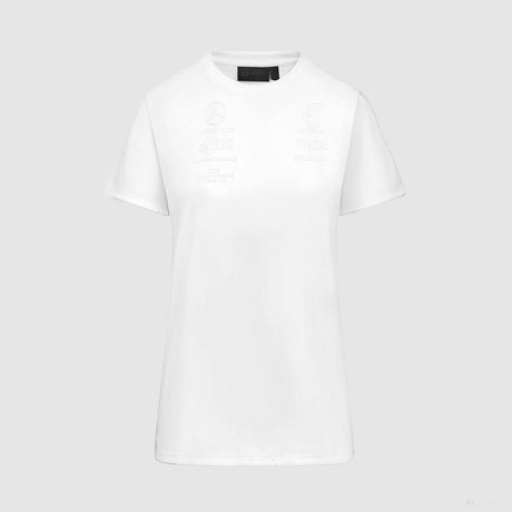 Mercedes póló, női, stealth, fehér - FansBRANDS® - HU