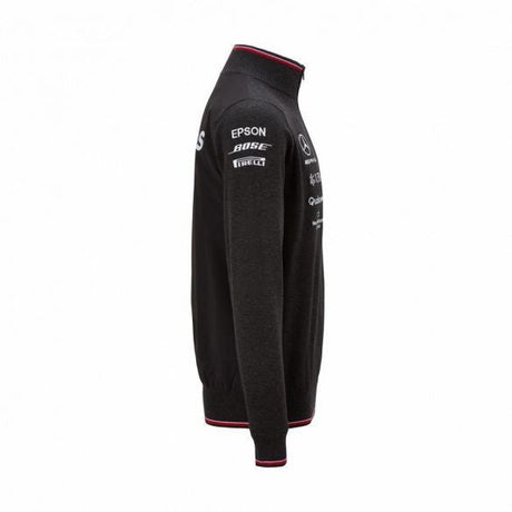 Mercedes pulóver, csapat, fekete, 2019 - FansBRANDS® - HU