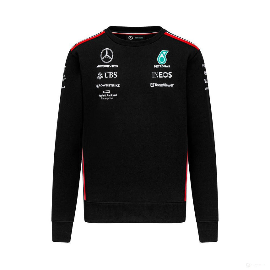 Mercedes pulóver, csapat fekete 2023 - FansBRANDS® - HU