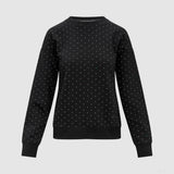 Mercedes pulóver, polka dot, női, fekete - FansBRANDS® - HU