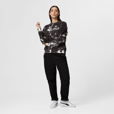 Mercedes pulóver, tie dye, női, szürke - FansBRANDS®
