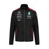 Mercedes softshell kabát, csapat, fekete, 2023 - FansBRANDS®