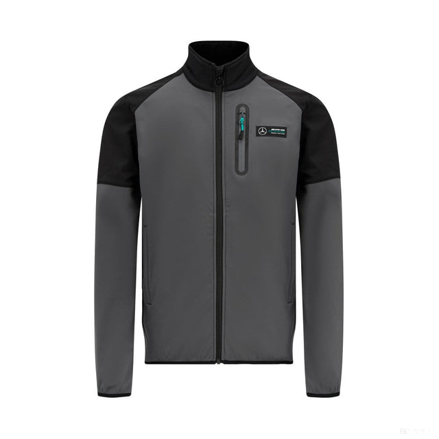 Mercedes softshell kabát, fekete, szürke - FansBRANDS® - HU