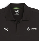 Mercedes galléros póló, Puma, Essential, fekete