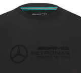 Mercedes Póló, Stealth Large Logo, Fekete, 2022