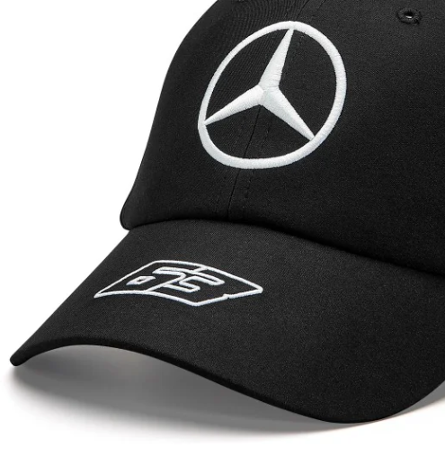 Mercedes baseball sapka, George Russell, fekete, 2023