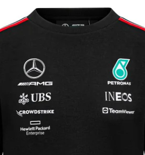 Mercedes Pullover, Damen, schwarz, 2023