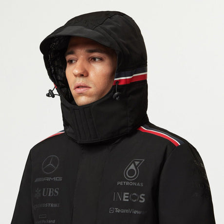 Mercedes télikabát, csapat, fekete - FansBRANDS®