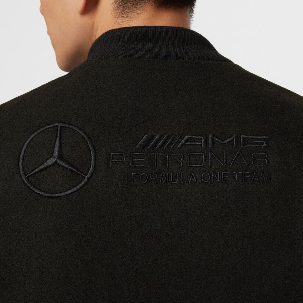 Mercedes varsity kabát, fekete - FansBRANDS®