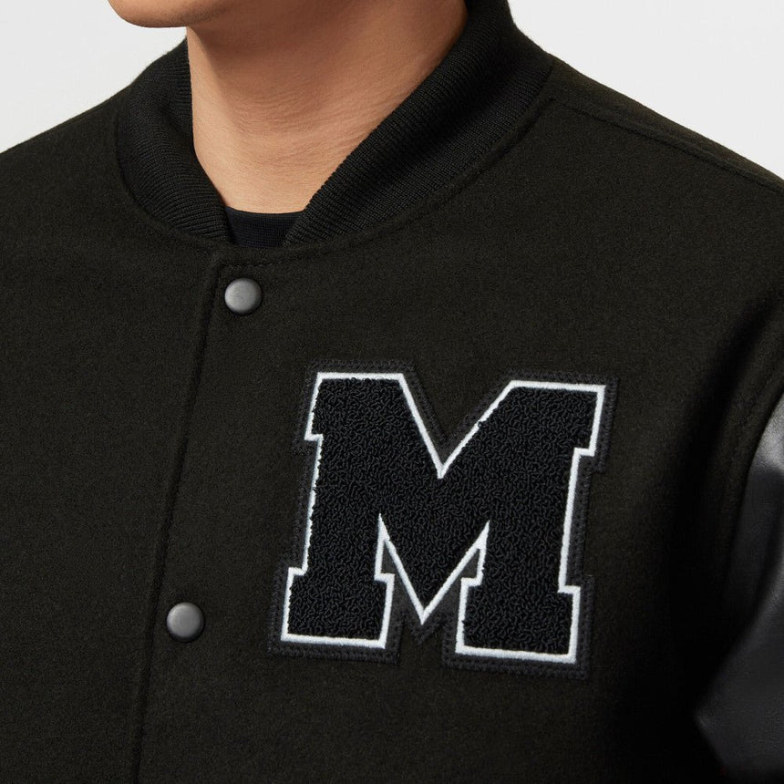 Mercedes varsity kabát, fekete - FansBRANDS®
