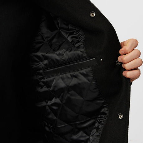 Mercedes varsity kabát, fekete - FansBRANDS®