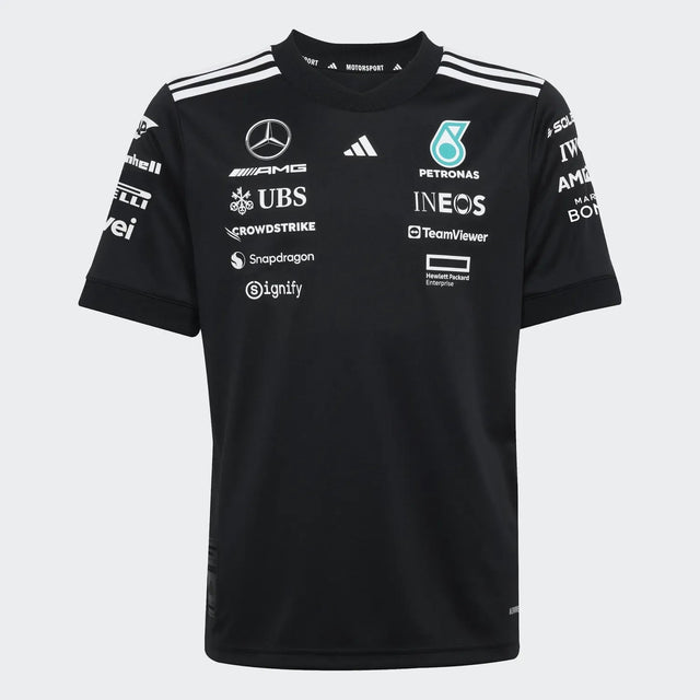 Mercedes Versenyző Rövid Ujjú Póló - Gyerek 🔥 - FansBRANDS® - HU