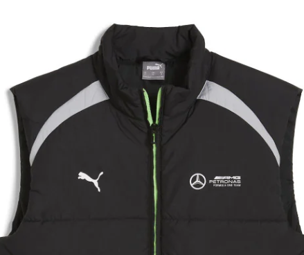 Mercedes mellény, Puma, bélelt, fekete
