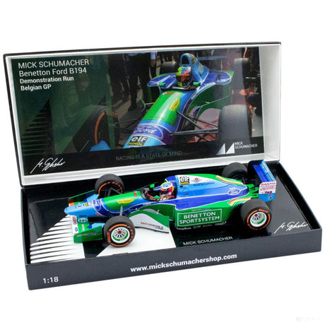 Mick Schumacher Benetton Ford B194 Demo Run Belgium GP 2017 Modell Autó - FansBRANDS®