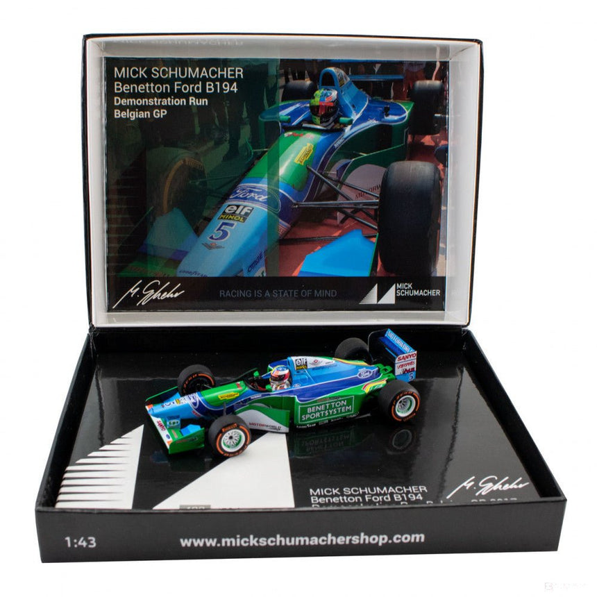 Mick Schumacher Benetton Ford B194 Demo Run Belgium GP 2017 Modell Autó - FansBRANDS®