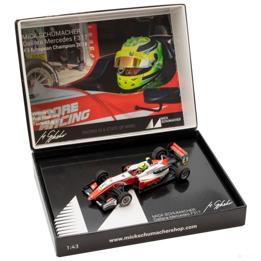 Mick Schumacher Dallara Mercedes F317 F3 European Champion 2018 Modell Autó - FansBRANDS® - HU