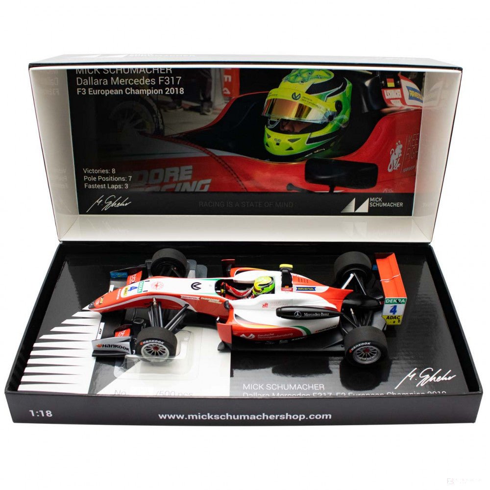 Mick Schumacher Dallara Mercedes F317 Prema Racing Formula 3 Modell Autó - FansBRANDS®