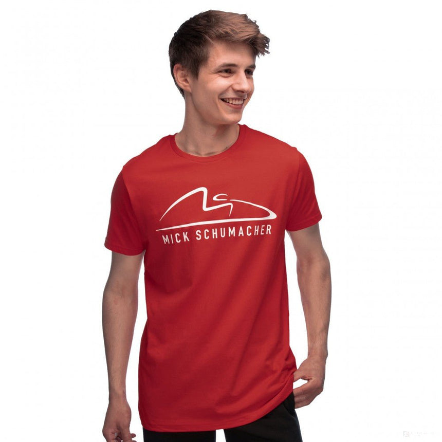 Mick Schumacher Póló, Speed Logo, Piros - FansBRANDS® - HU