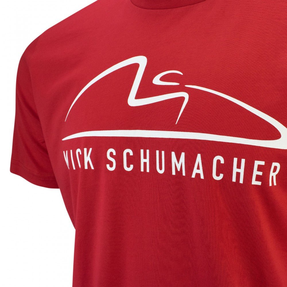 Mick Schumacher Póló, Speed Logo, Piros - FansBRANDS®