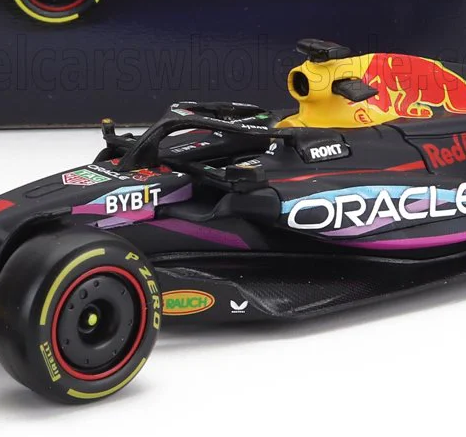 Red Bull Racing model autó 1:43, bburago, RB19, Miami, Max Verstappen #1, 2023
