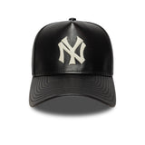 New York Yankees baseball sapka, bőr, New Era, 9FORTY, fekete - FansBRANDS® - HU