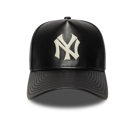 New York Yankees baseball sapka, bőr, New Era, 9FORTY, fekete - FansBRANDS® - HU