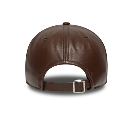 New York Yankees sapka, bőr, New Era, 9FORTY, egyszínű, barna - FansBRANDS® - HU