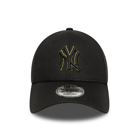 New York Yankees sapka, CSAPAT KÖRVONAL, New Era, 9FORTY, körvonal, fekete - FansBRANDS® - HU