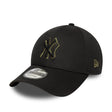 New York Yankees sapka, CSAPAT KÖRVONAL, New Era, 9FORTY, körvonal, fekete - FansBRANDS® - HU
